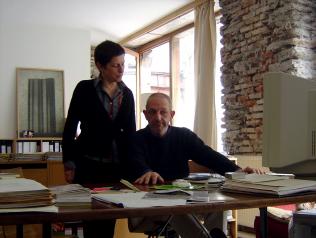 Christine Morault et Yves Mestrallet, le « maître » de la conception graphique 
